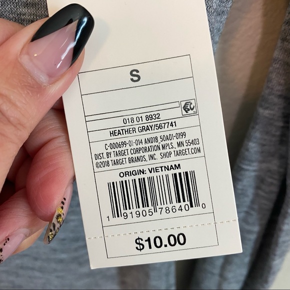 NWT Gray Turtle Neck Long Sleeve Top Blouse - Picture 5 of 7